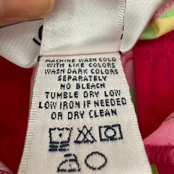 Lilly Pulitzer white label patchwork floral parrot giraffe print cropped pants 8 - Picture 8 of 8